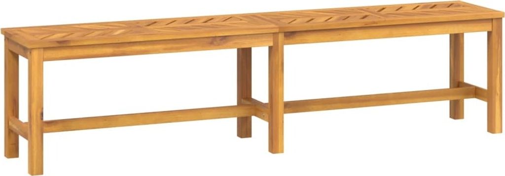 Gartenbank 180 cm Massivholz Akazie