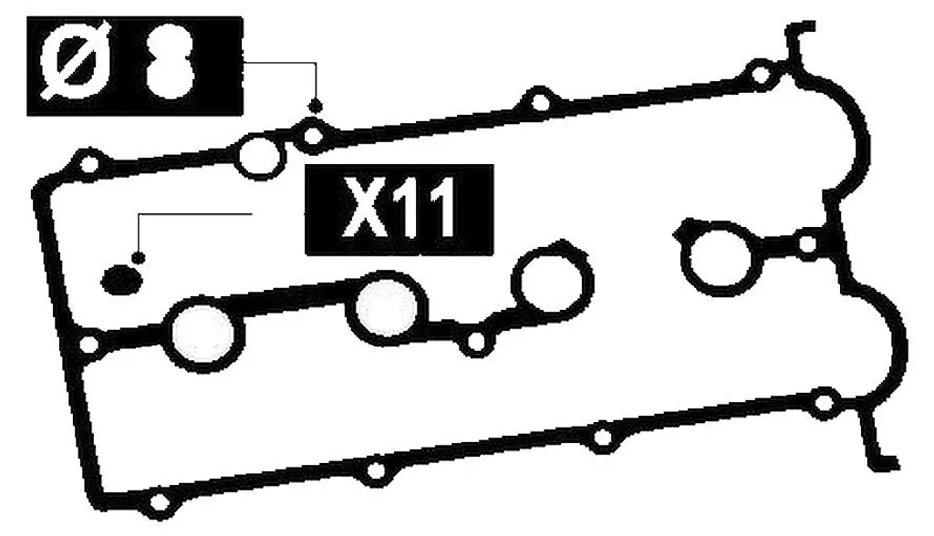 Jeu de joints de couvre-culasse TRISCAN pour MAZDA 626 - Qualité IAM