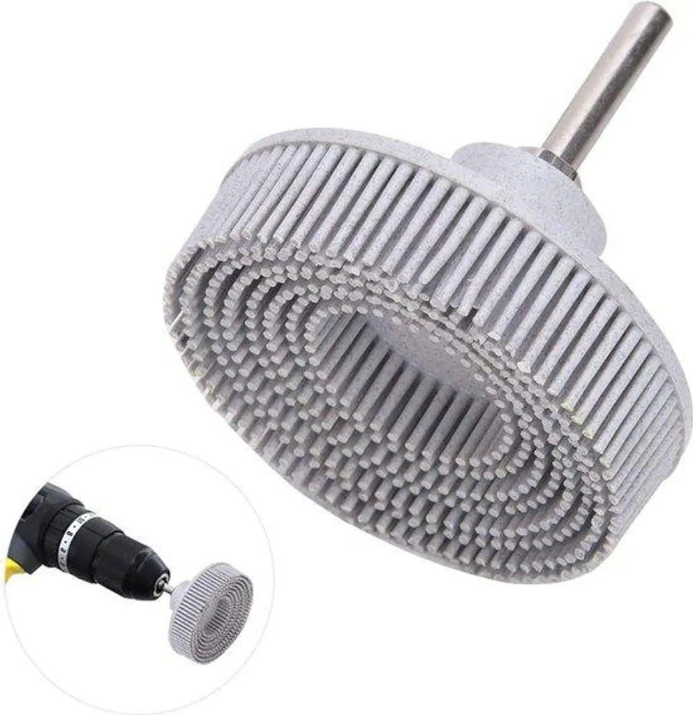 Meule en caoutchouc blanc 3 pouces pour résidus de ponçage Ø 75mm