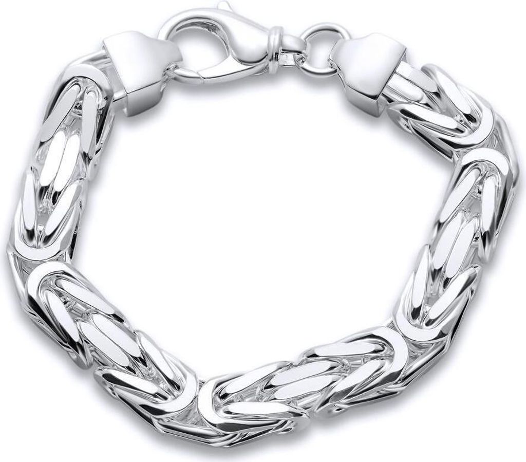 925 Silber Königsarmband 10mm KA0100 (Länge: 23cm) Produktbild 
