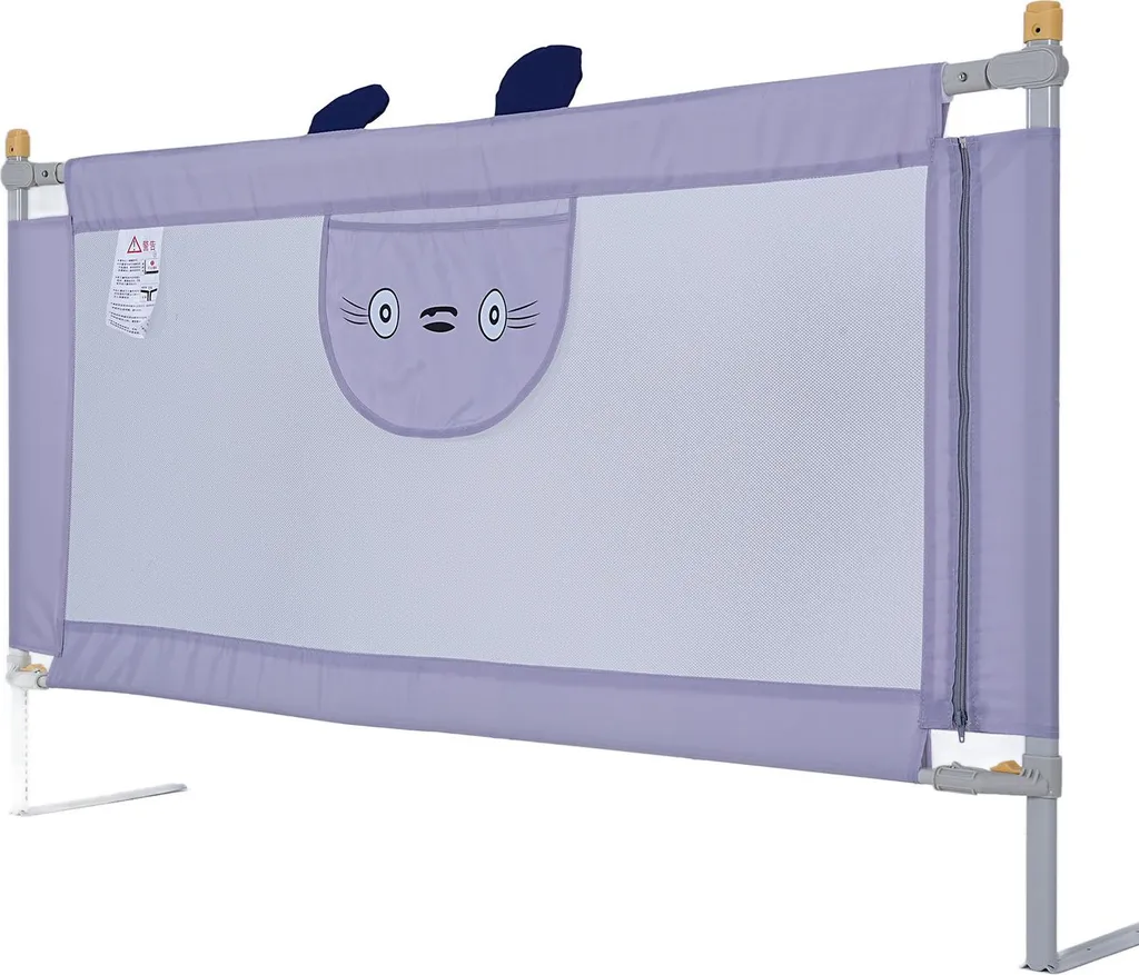 Protection de Lit Enfant Anti-chute 180cm pour Grand Lit King et Queen
