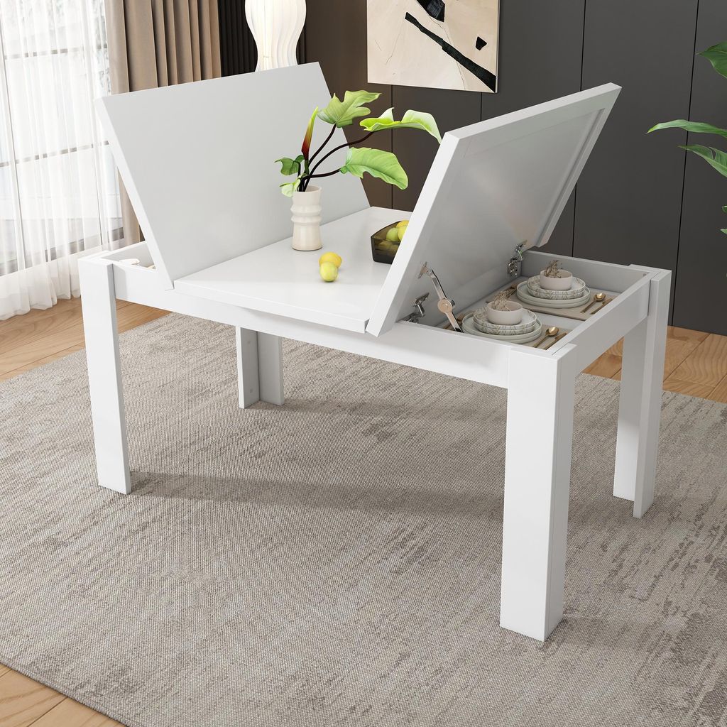 Sweiko jedálenský stôl 120x70cm, s úložným priestorom Obrázok produktu 