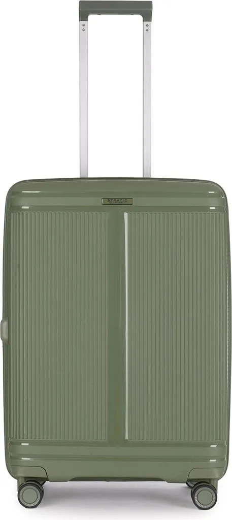 Fini le manque de place : Valise Stratic Straw T Extensible Olive 67cm
