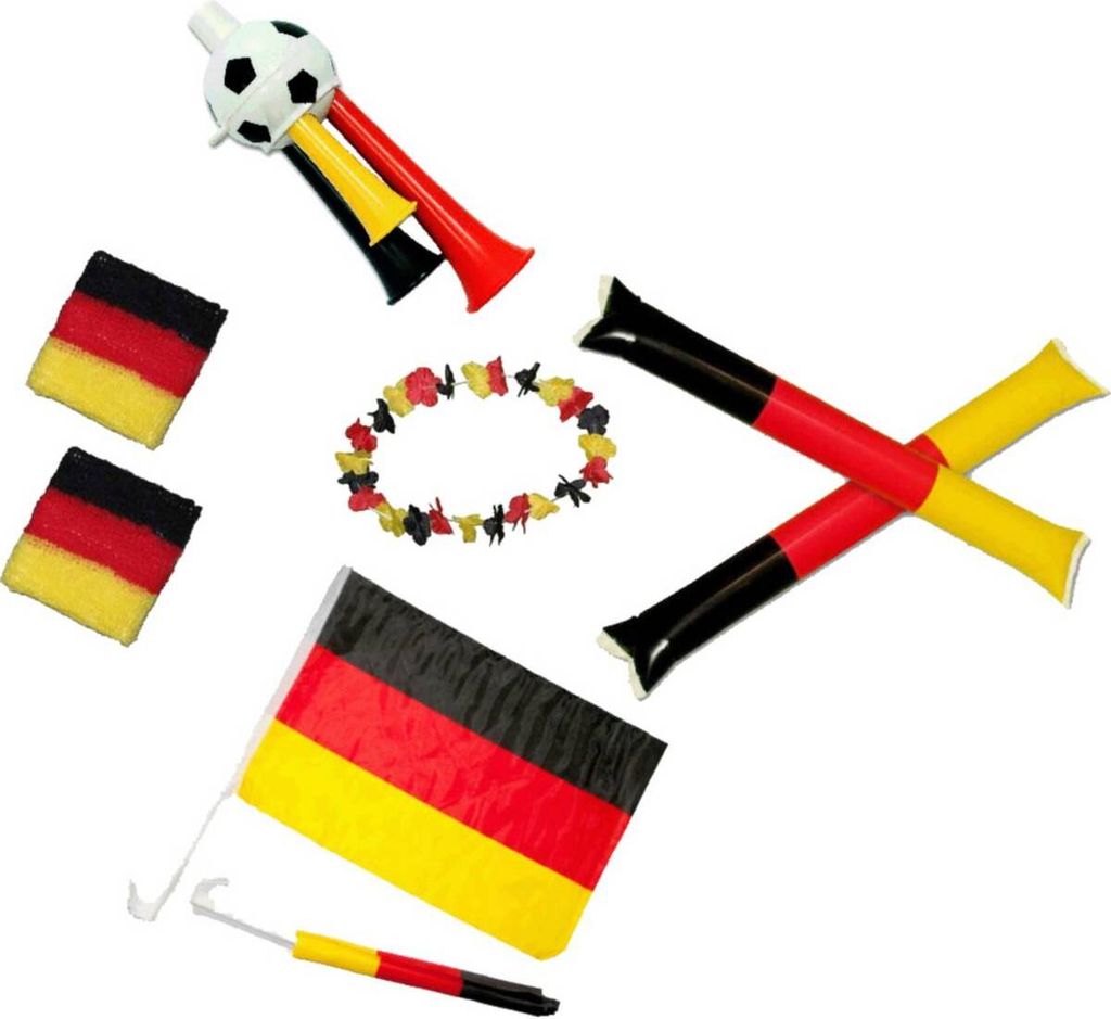 Deutschland Fan-Set 8-tlg. Fußball Set 8