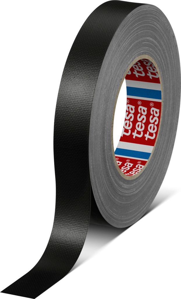 tesa Gewebeklebeband tesaband 4688 schwarz PE-beschichtet Rolle 50mx25mm (04688-00005-00)