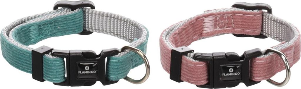 Flamingo Halsband Welpe Elfi, Verstellmöglichkeit: 15-25 cm / Breite: 10 mm