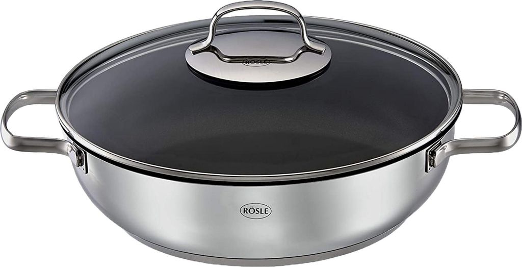 RÖSLE Elegance Servierpfanne Ø28 cm Bratpfanne Edelstahl Produktbild 