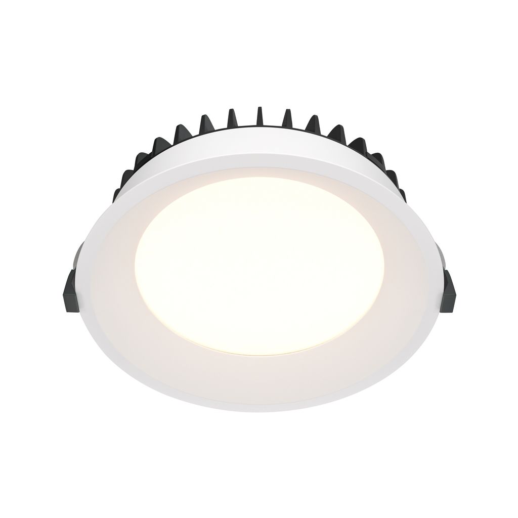 Maytoni Einbaustrahler Okno LED incl. Weiß aus Aluminum 24W für Küche, Schlafzimmer, Wohnzimmer, Esszimmer, Lobby
