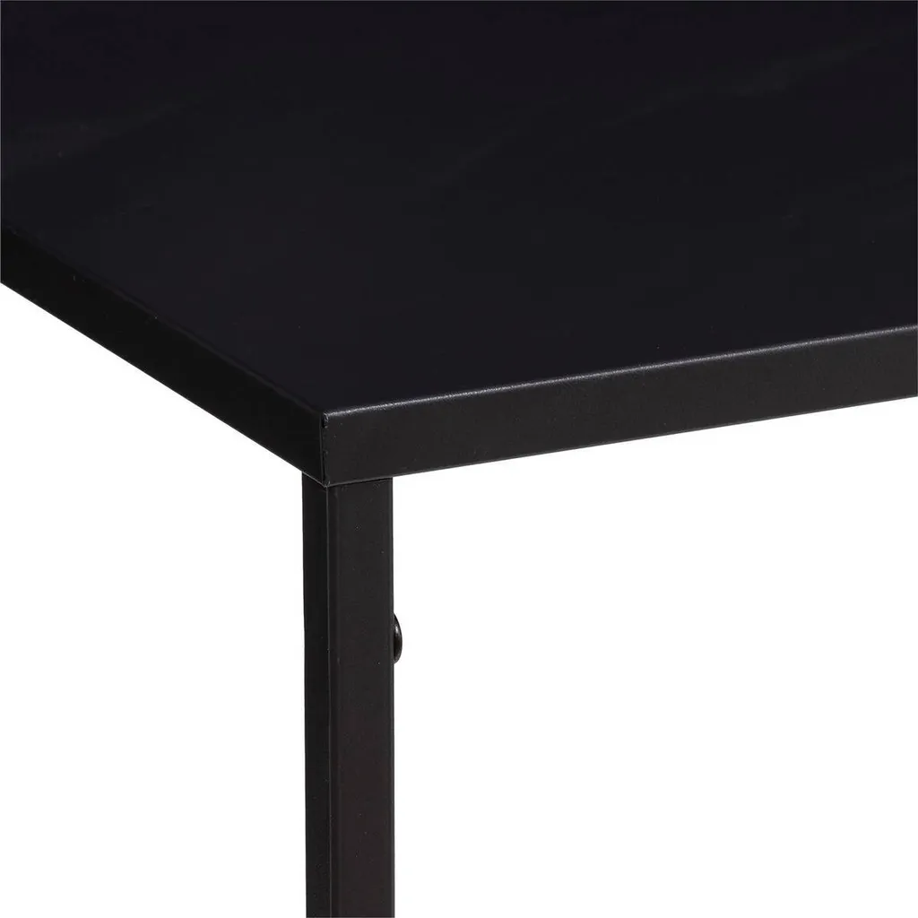 Console Gota noire mate en métal - Structure fine et design épuré - 2