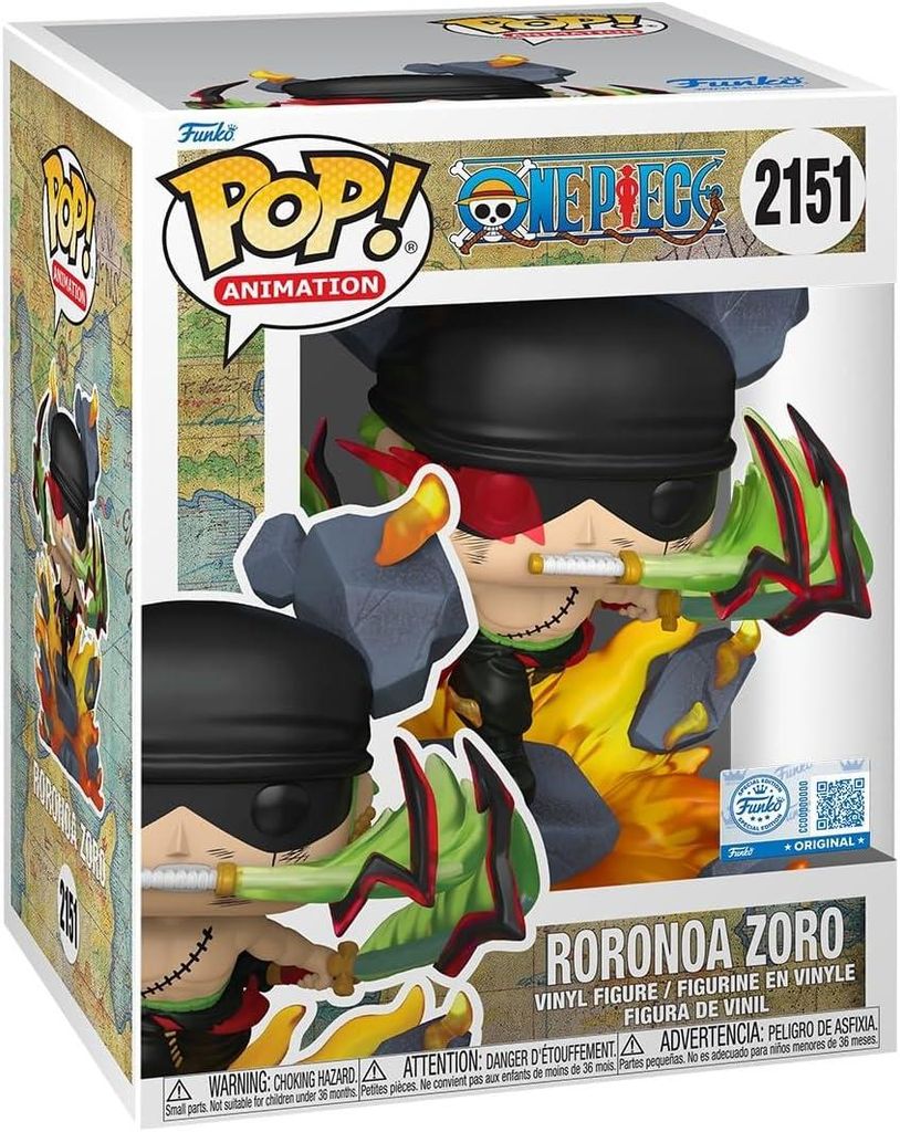 Funko Pop! Premium: One Piece - Roronoa Zoro (King of Hell) Produktbild 
