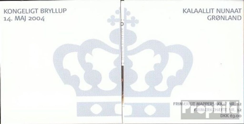 Briefmarken Dänemark - Grönland 2004 Mi MH14 (kompl.Ausg.) gestempelt Königliche Hochzeit
