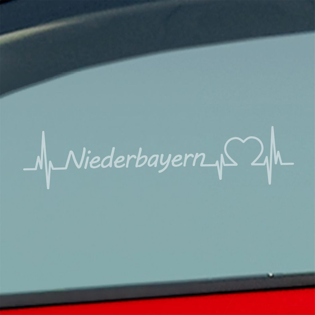 Huuraa Niederbayern Puls Herzschlag Fun Sticker Produktbild 