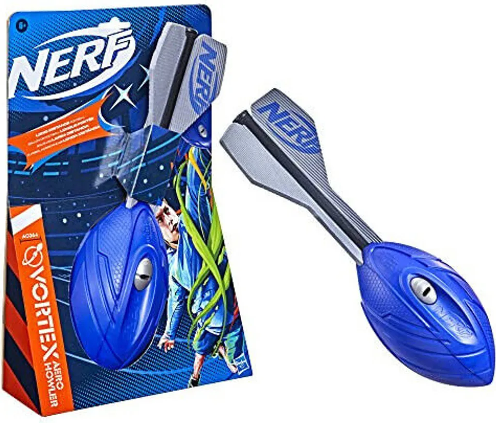 Nerf Vortex Aero Howler Football de lancer longue distance avec sifflet - 8