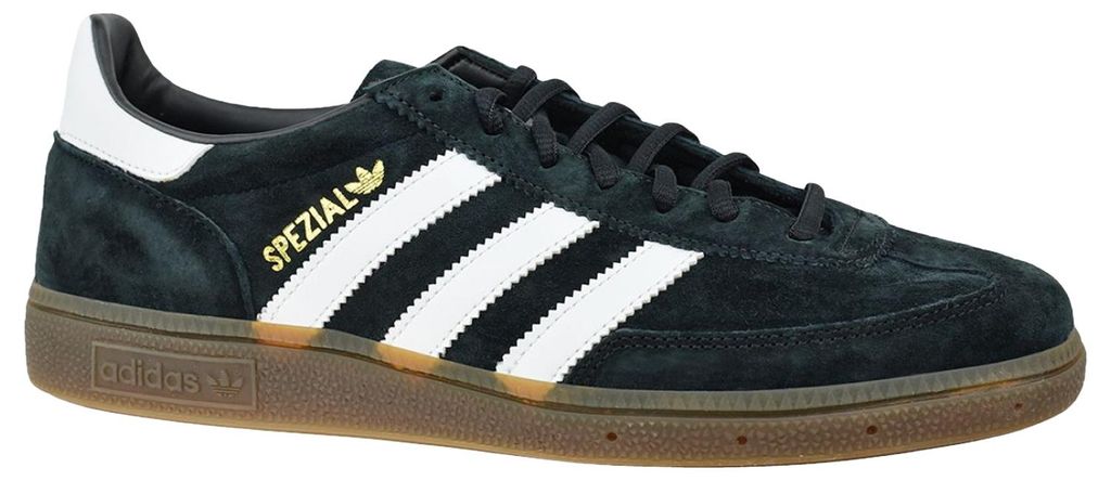 Adidas - Herren Sneaker "Handball Spezial", Mit Wildleder-ähnlicher Oberfläche PP5132 (43,5 EU) (Schwarz)