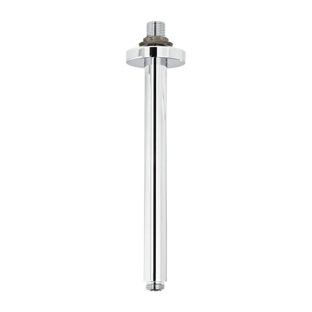 Bras de Douche Plafonnier Chrome 24 cm Omnires RS22CR Finition Miroir