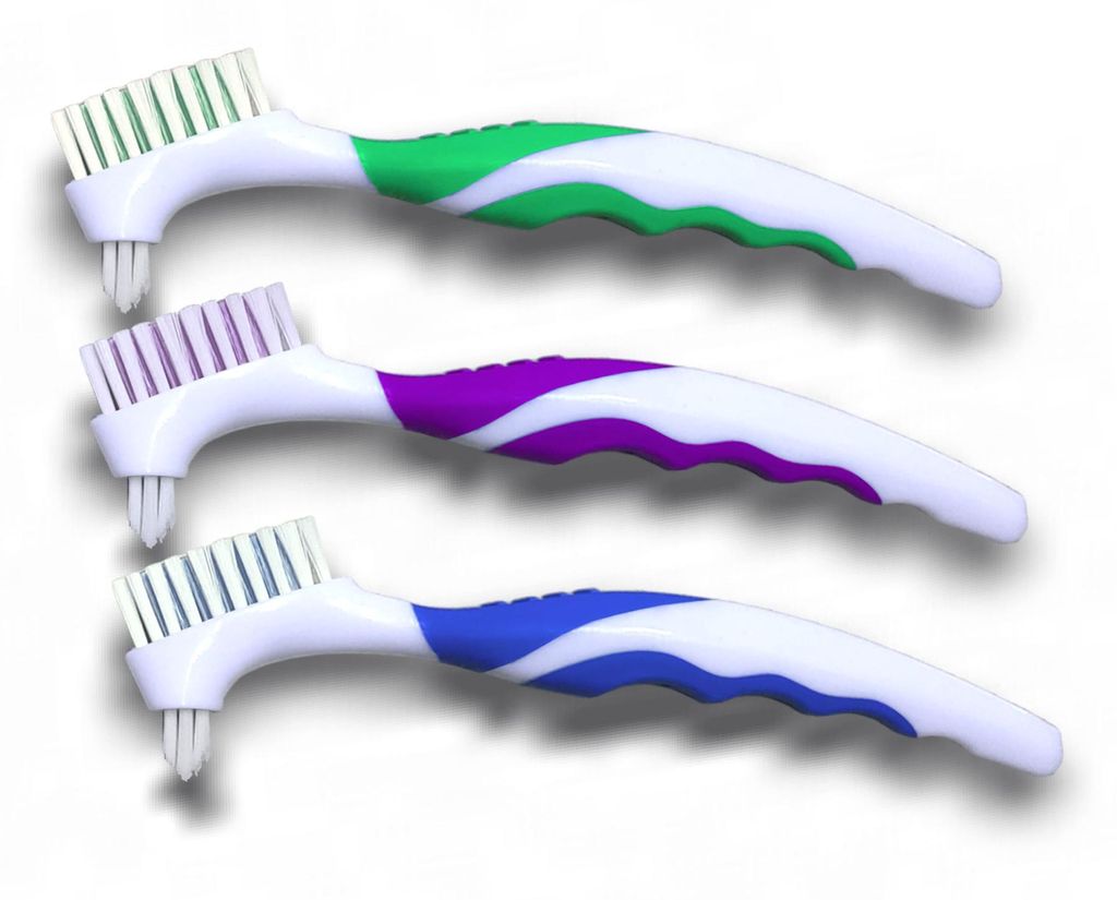3er Set Dental Clean Prothesenbürste – 2-in-1 Produktbild 