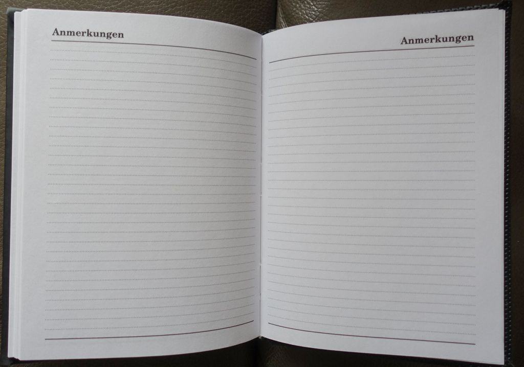 GKA 2025 Taschenkalender kupfer A7 mit Kugelschreiber Produktbild 4