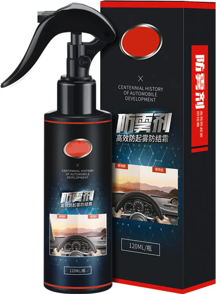 Spray Antiappannante Vetri Auto 120ml - Visibilità Totale e Sicura