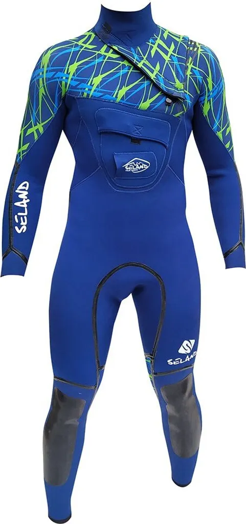 Combinaison Seland Trasgu en Néoprène Bleu Renforcé Taille L Homme