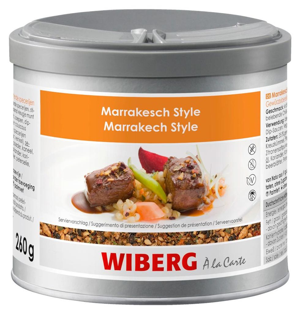 Wiberg Marrakesh Style kořenící přípravek silné chuti 260g Obrázek produktu 
