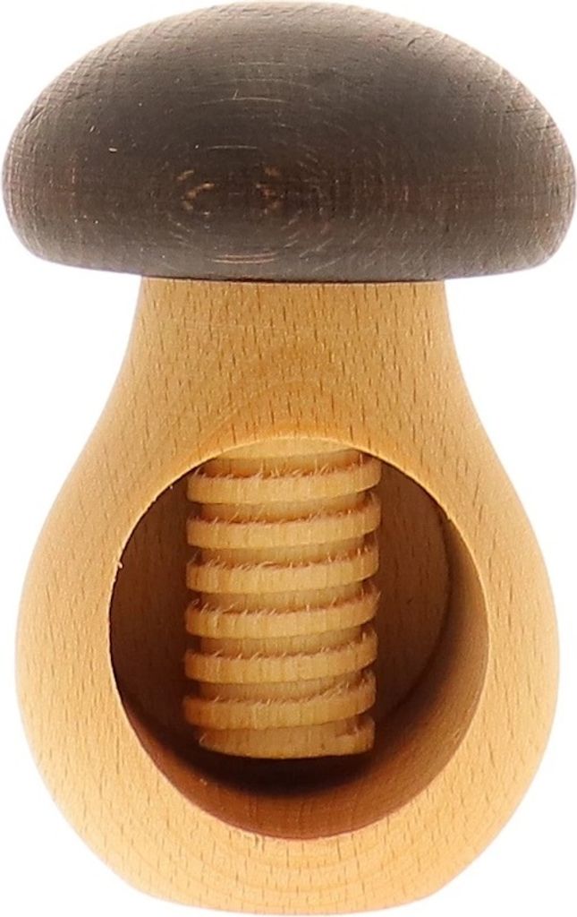 Hofmeister Nussknacker Pilz mit Schraubgewinde Buchenholz Produktbild 