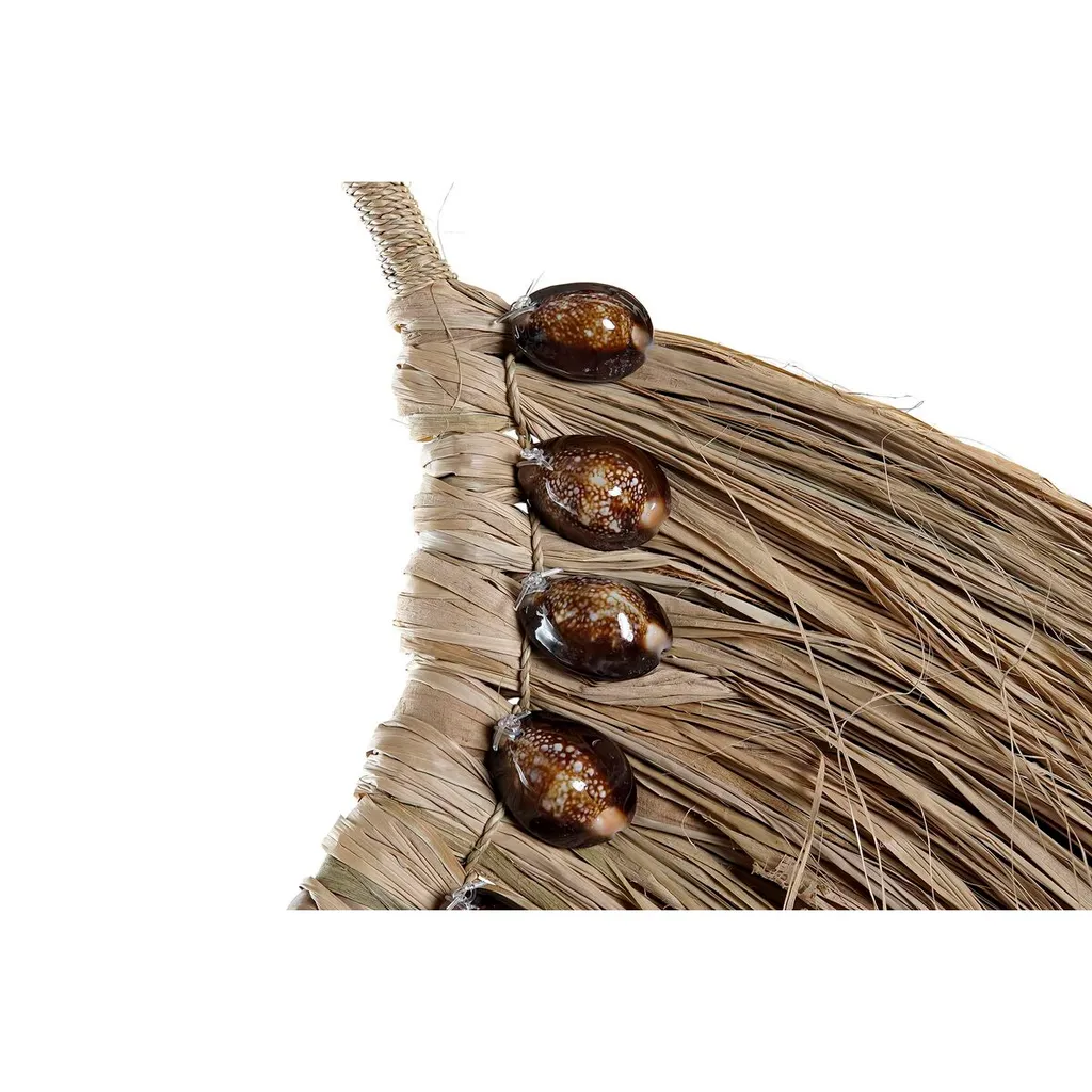 Décoration Murale DKD Home Decor Coquillages et Fibre Naturelle 75cm