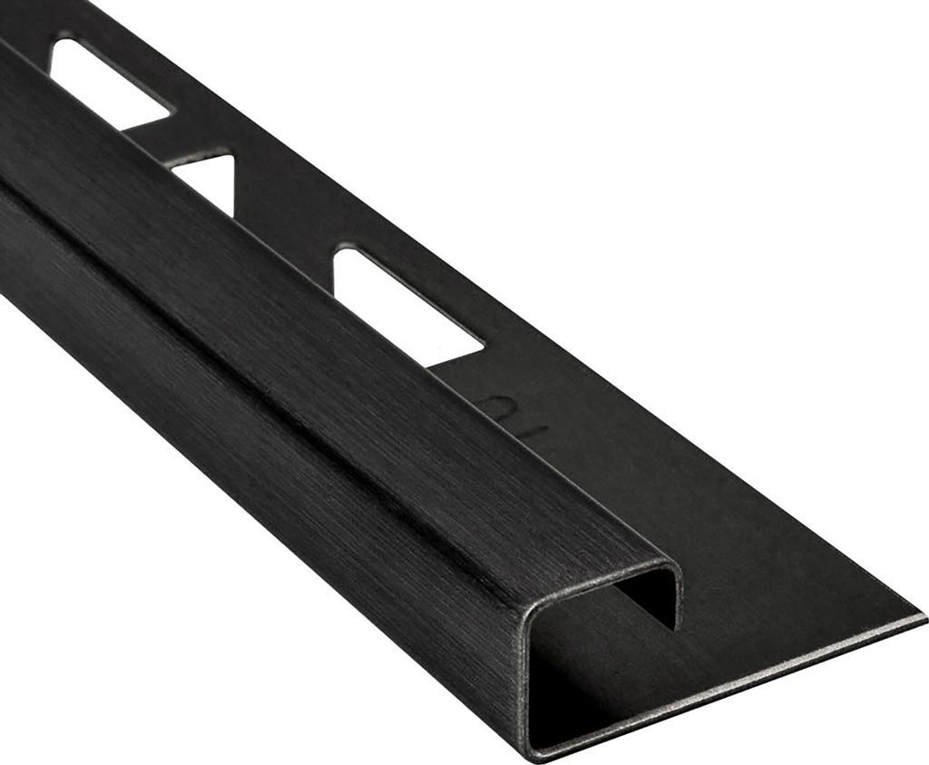 Quadrat Edelstahlschiene Fliesenprofil V2A 2,5m 10mm Produktbild 