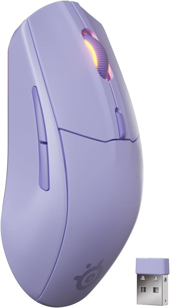 Rival 3 Wireless Gen 2 Gaming Maus,Dual Wireless 2,4 GHz/Bluetooth,TrueMove Air Sensor 18.000 DPI, 60 Mio Klicks, Ultraleicht, 200 Std Akku, PTFE-F...