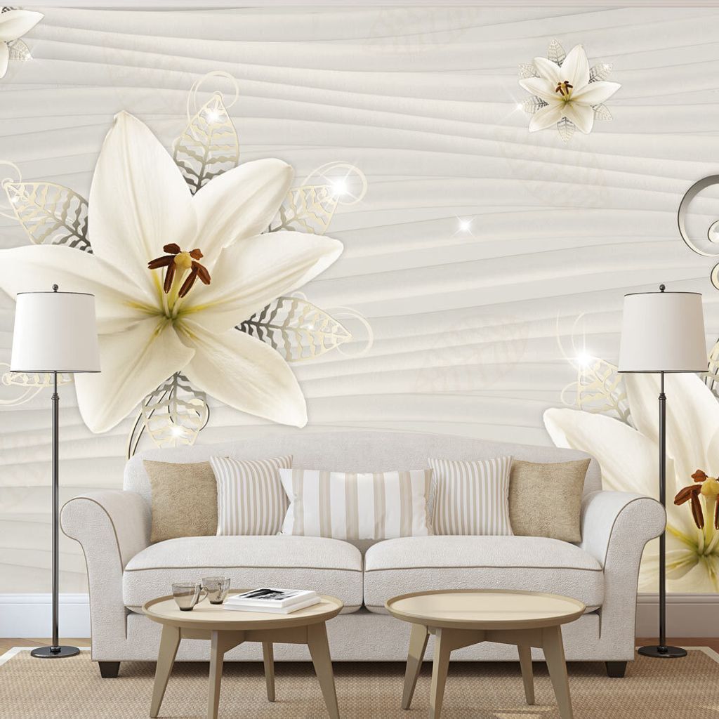 Basera Fototapete Lilienmotiv b-C-0022-a-b, Vliestapete, 400x280 cm