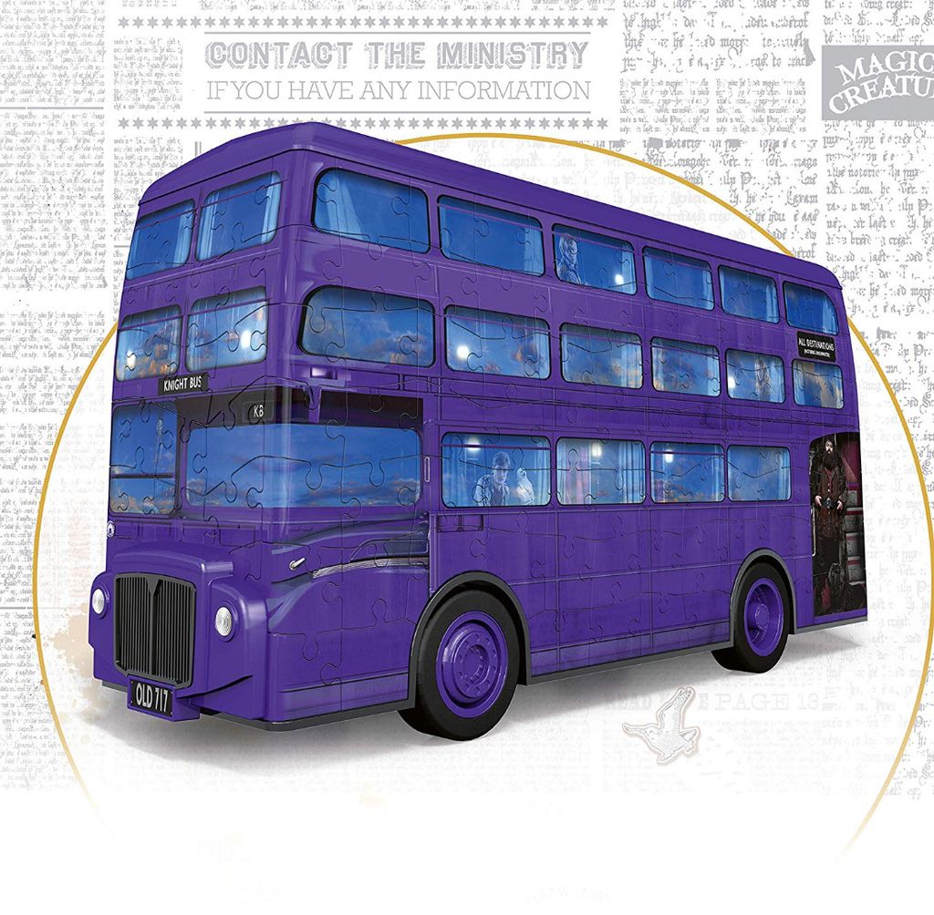 RAVENSBURGER 3D Puzzle "Harry Potter Knight Bus" Produktbild 19