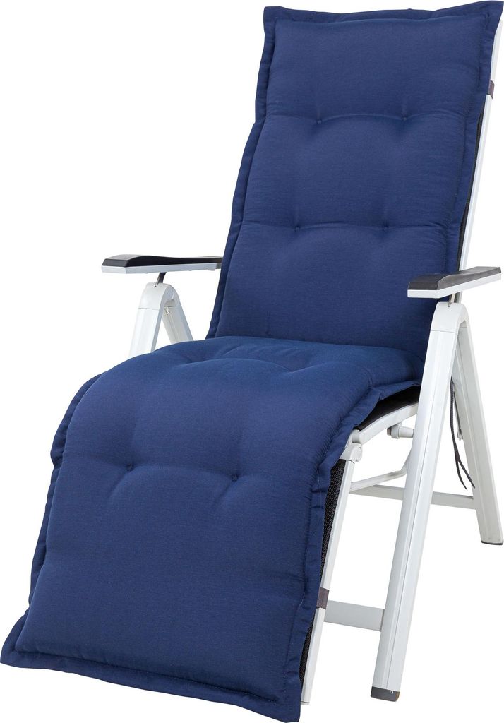 Auflage Relaxliege Florence 2148 dunkelblau 170x50x8 cm Produktbild 