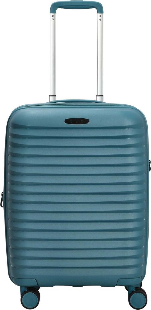 d&n Travel Line 4500 4-Rollen Kabinentrolley 55 cm - Petrol