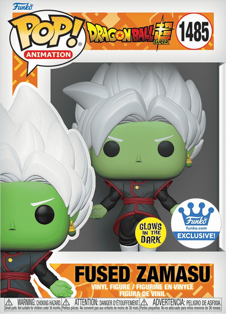 Funko Pop! Animation: Dragon Ball Z - Fused Zamasu #1485 Glow In The Dark Exclusive