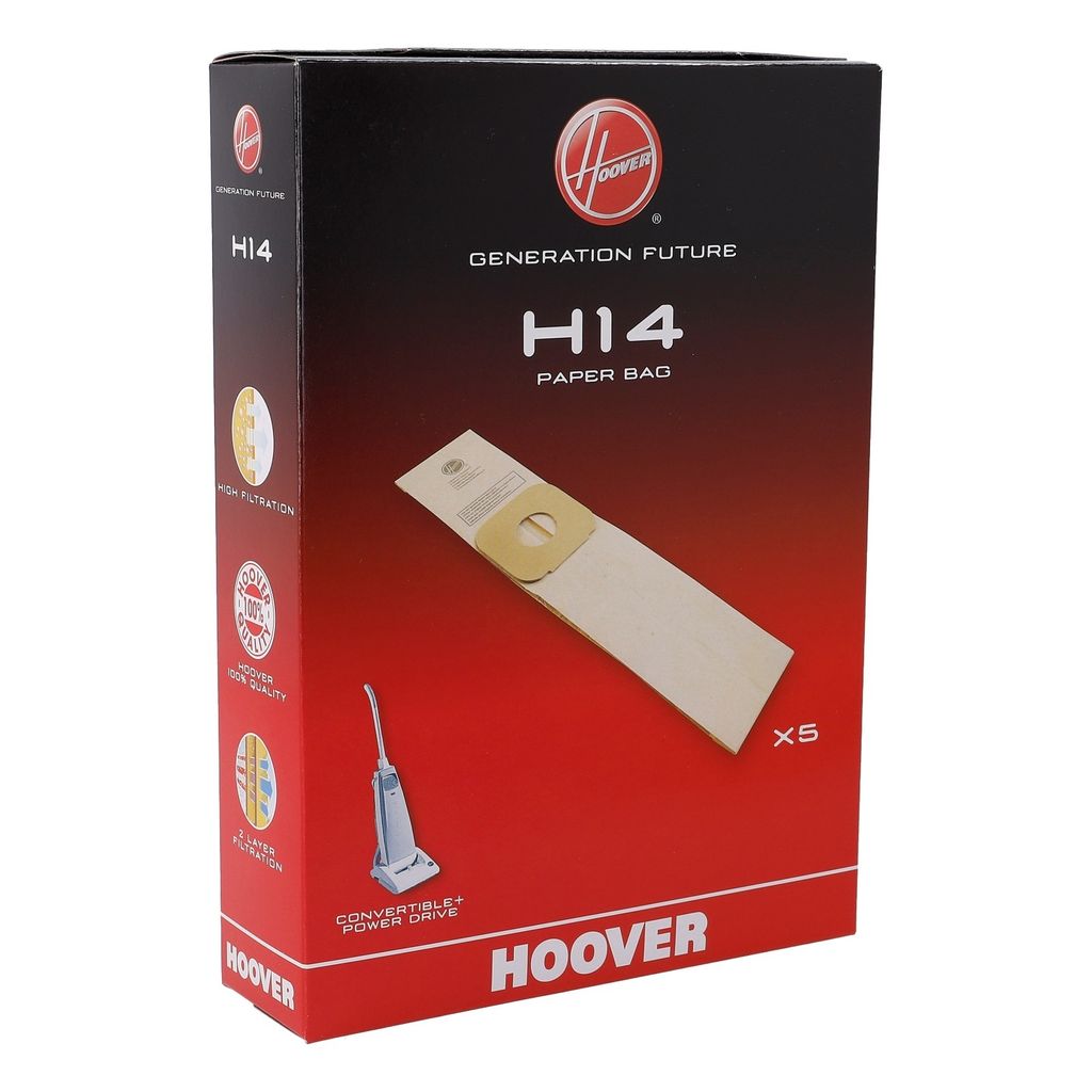Hoover Staubsaugerbeutel Papier H14, Nr.: 09178468