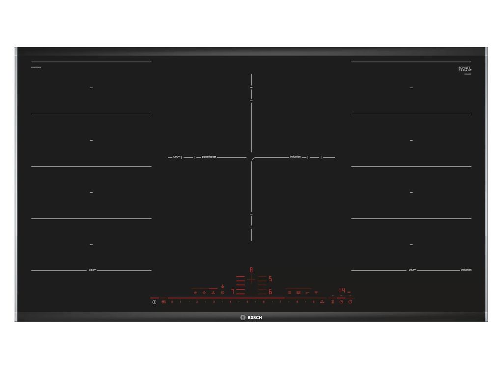 Plaque à induction Bosch PXV975DV1E 11100W Noir Image du produit 