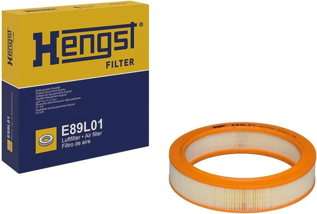 Filtre à air HENGST FILTER E89L01 pour moteur haute performance