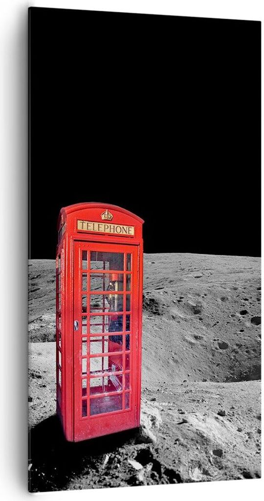 Bild auf Leinwand - Leinwandbild - Telefon london Mond Produktbild 