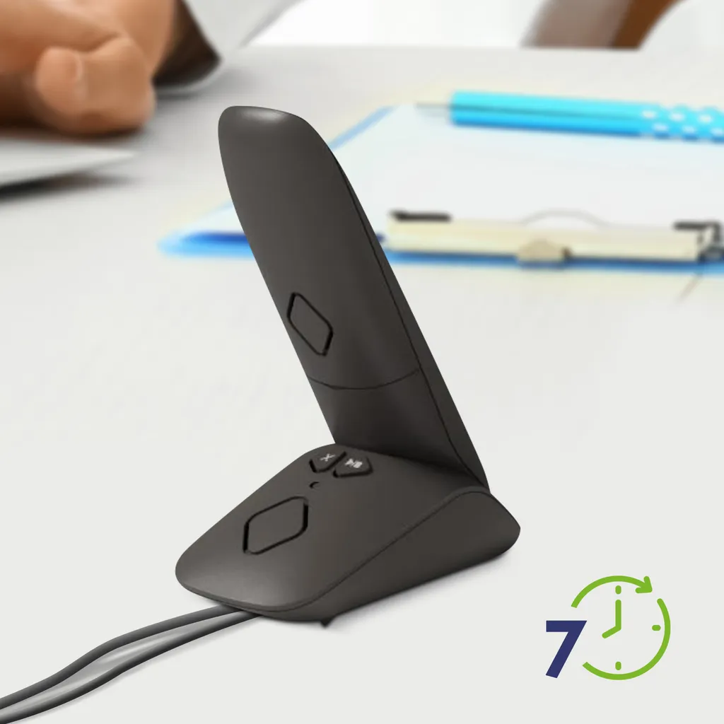 Téléphone fixe Logicom Vega 155T Noir : ne manquez plus aucun appel important
