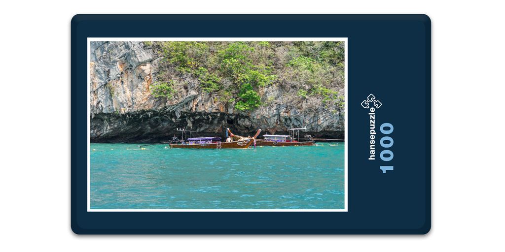 hansepuzzle 12708 - Phuket Puzzle, 1000 Teile, Reisen, 60,0 x 46,0cm mit hochwertiger Aufbewahrung, Kartonbox und wiederverschließbarem Beutel