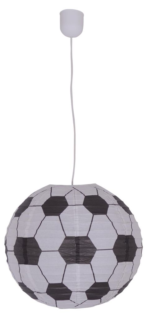 Papierleuchte "FUSSBALL" Ø: 40cm, Leuchtenschirm im Stil Produktbild 
