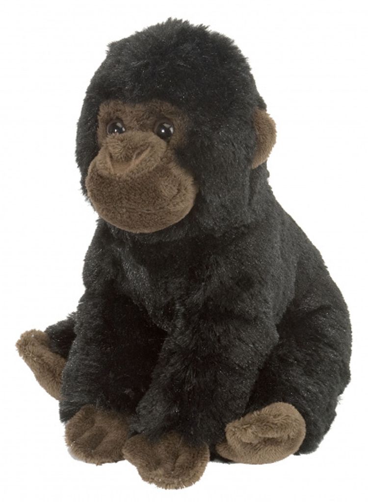 kuscheltier Gorilla junior 20 cm Plüsch schwarz/braun Produktbild 