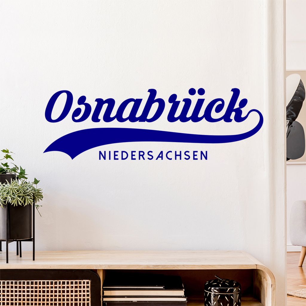Osnabrück Niedersachsen Wandtattoo Wandaufkleber Wall Sticker - Dekoration, Küche, Wohnzimmer, Schlafzimmer, Badezimmer