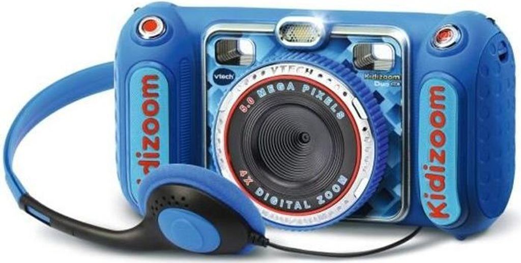 VTech Kidizoom Duo DX Kinder Kamera, Blau, Doppelobjektiv, Produktbild 