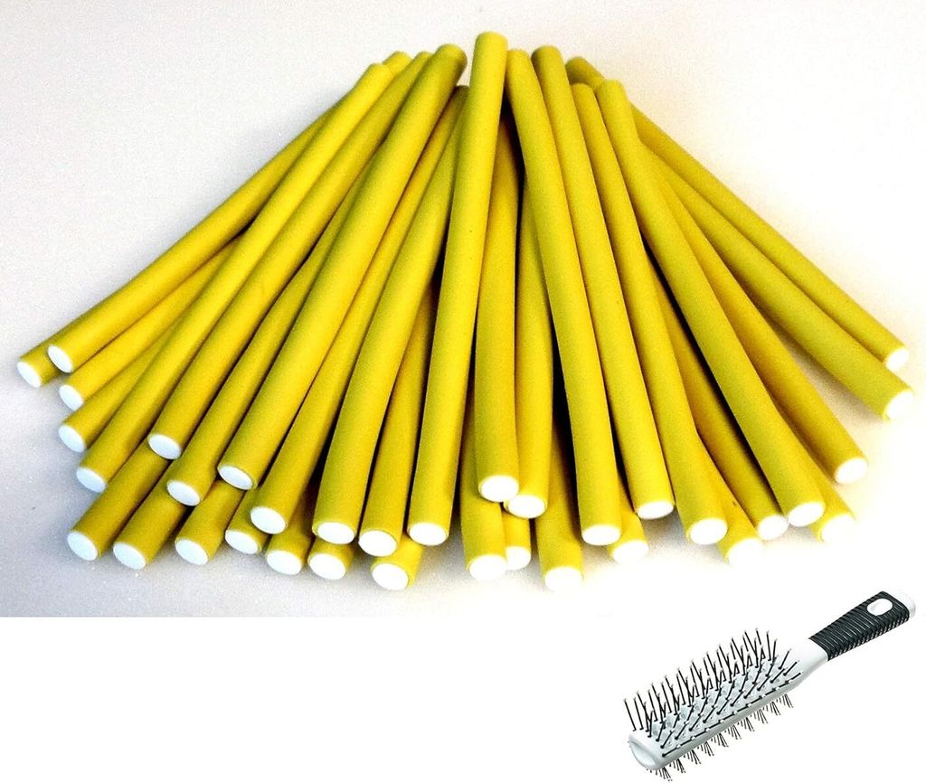 AKTION  FP Papilotten - Flex-Wickler Set - 10 mm gelb - 36 Produktbild 