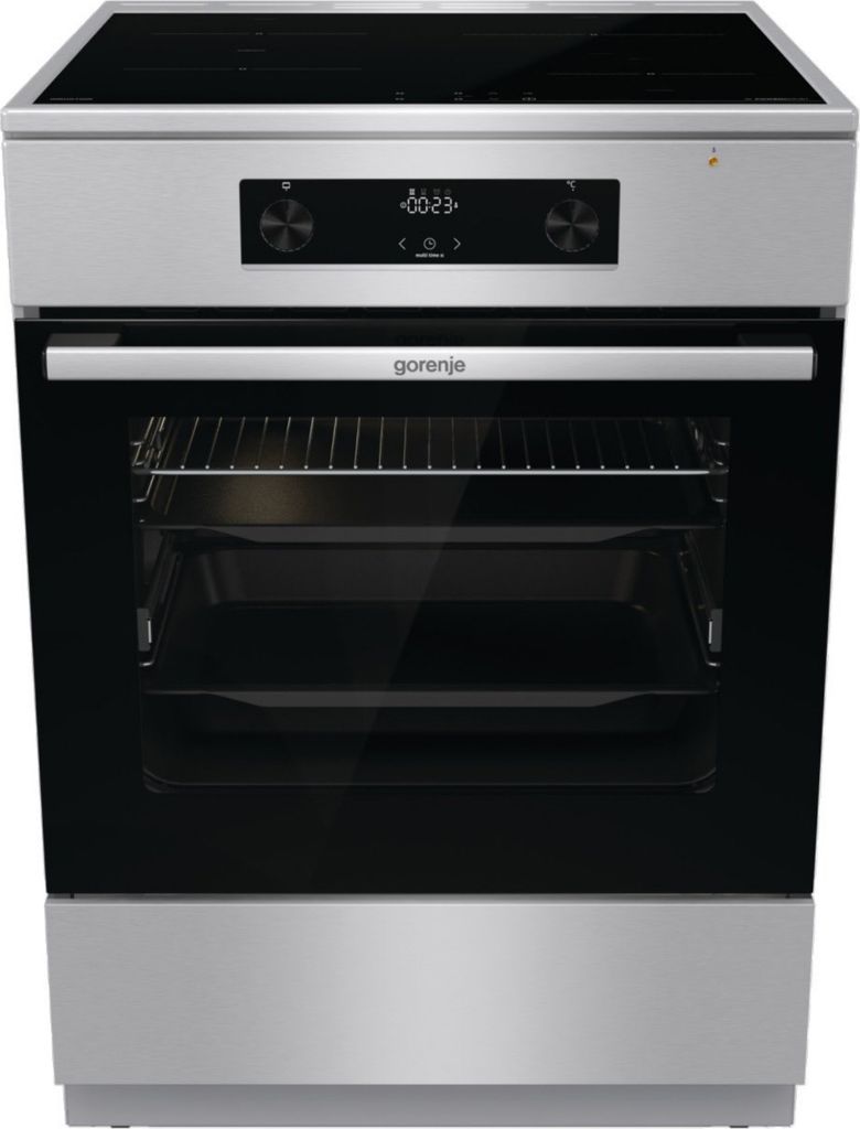 Gorenje GEIT6C60XPG, Voľne stojaci sporák, Nerezová oceľ, Obrázok produktu 