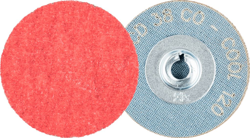PFERD TOOLS COMBIDISC Keramikkorn Schleifblatt CD Ø 38 mm CO-COOL120 für Stahl und Edelstahl