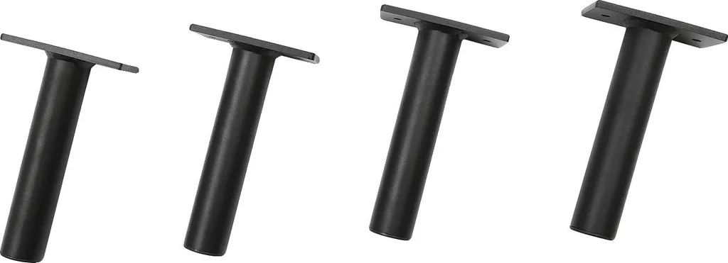 Support mural pour disques de musculation 4 supports, acier, 4 pièces