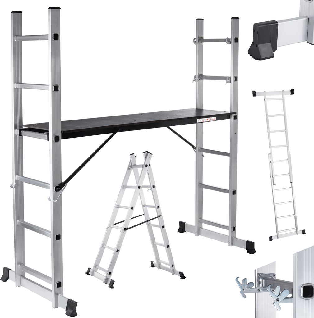 MAXCRAFT Mobile Aluminium Arbeitsbühne / Produktbild 