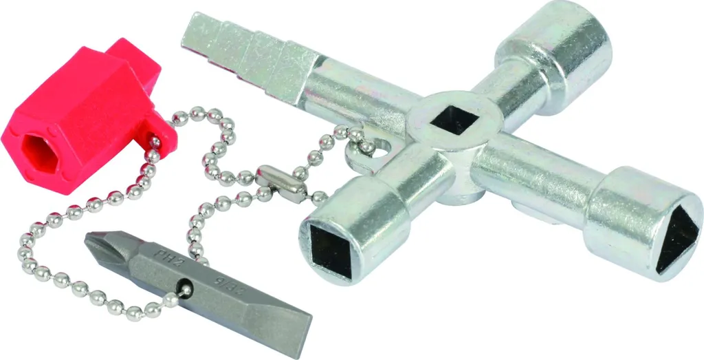 Clé de Maintenance Universelle 61mm pour Armoires de Distribution
