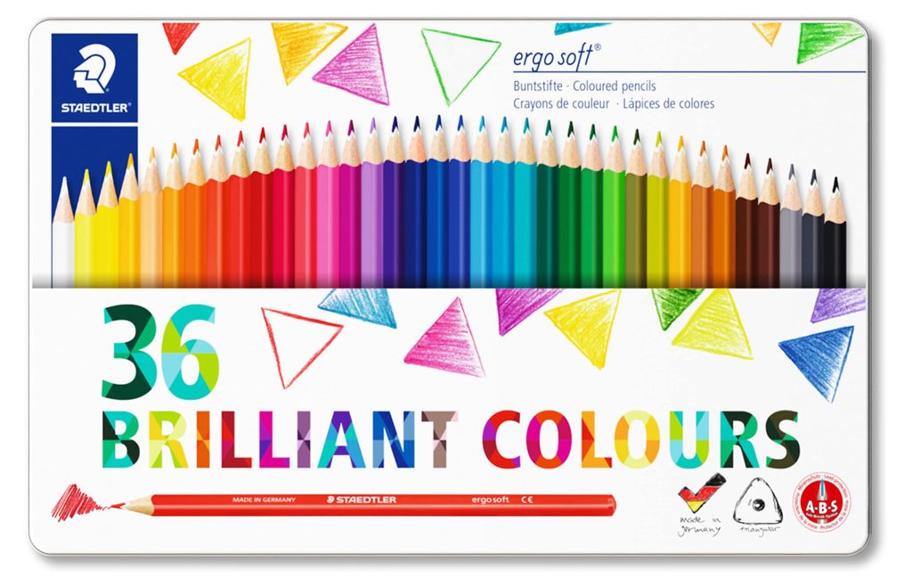 STAEDTLER ergosoft 157 - Farbstift - gemischte Farben Produktbild 